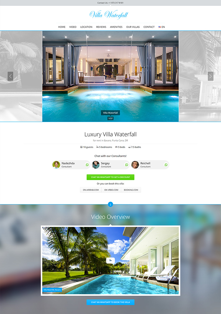 OpenCart Website - Hospitality Management in Punta Cana