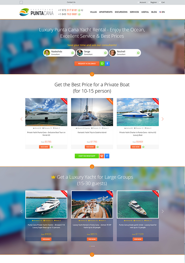 Airbnb Website – Full Sync - Hospitality Management in Punta Cana