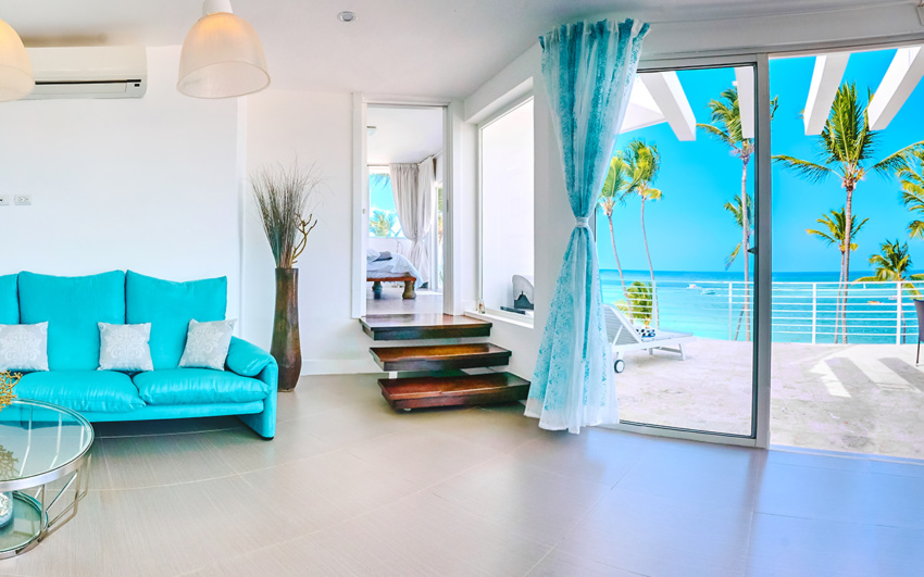 Beachfront apartment in Punta Cana