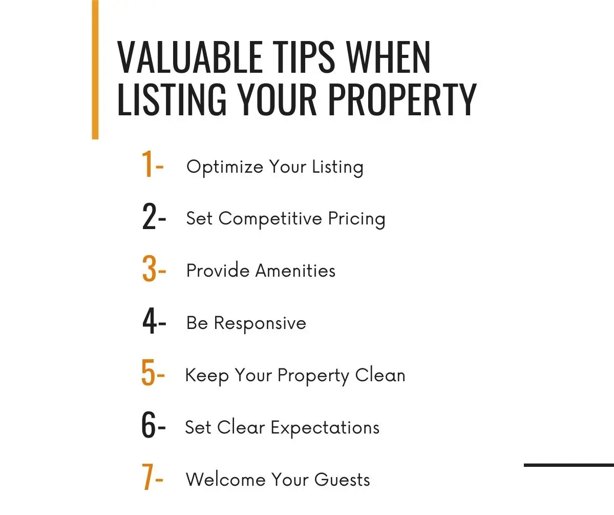 7 Tips When Listing Your Property