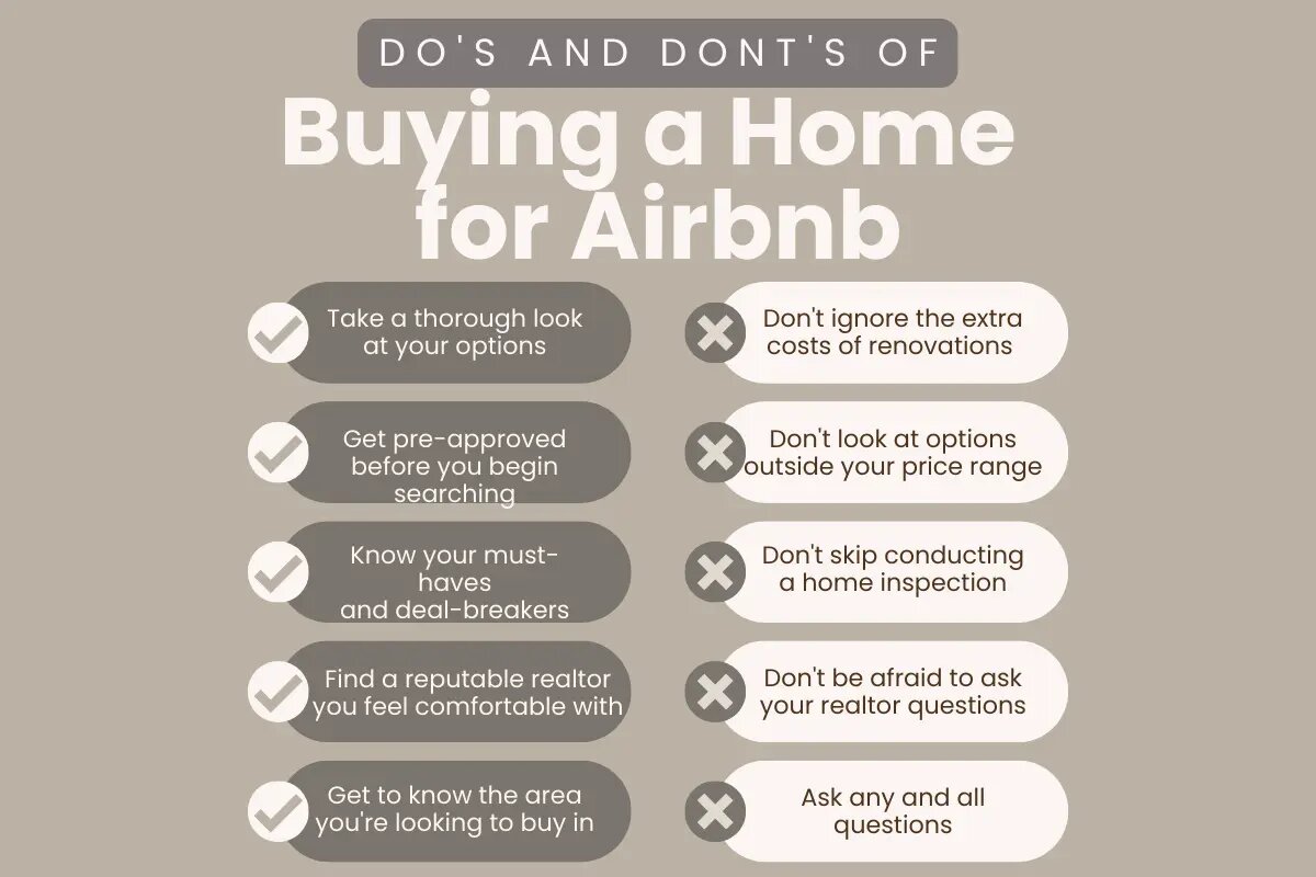 tips for buying the right home for Airbnb