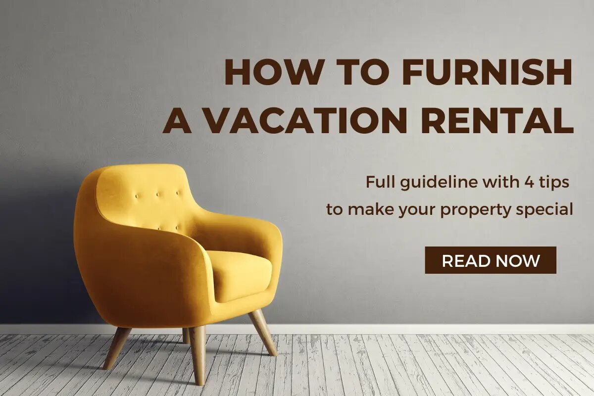 how to furnish a vacation rental home