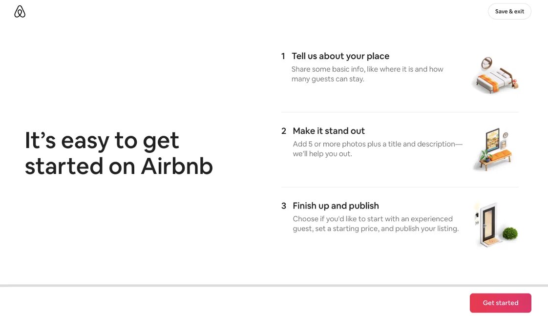 airbnb new listing creation