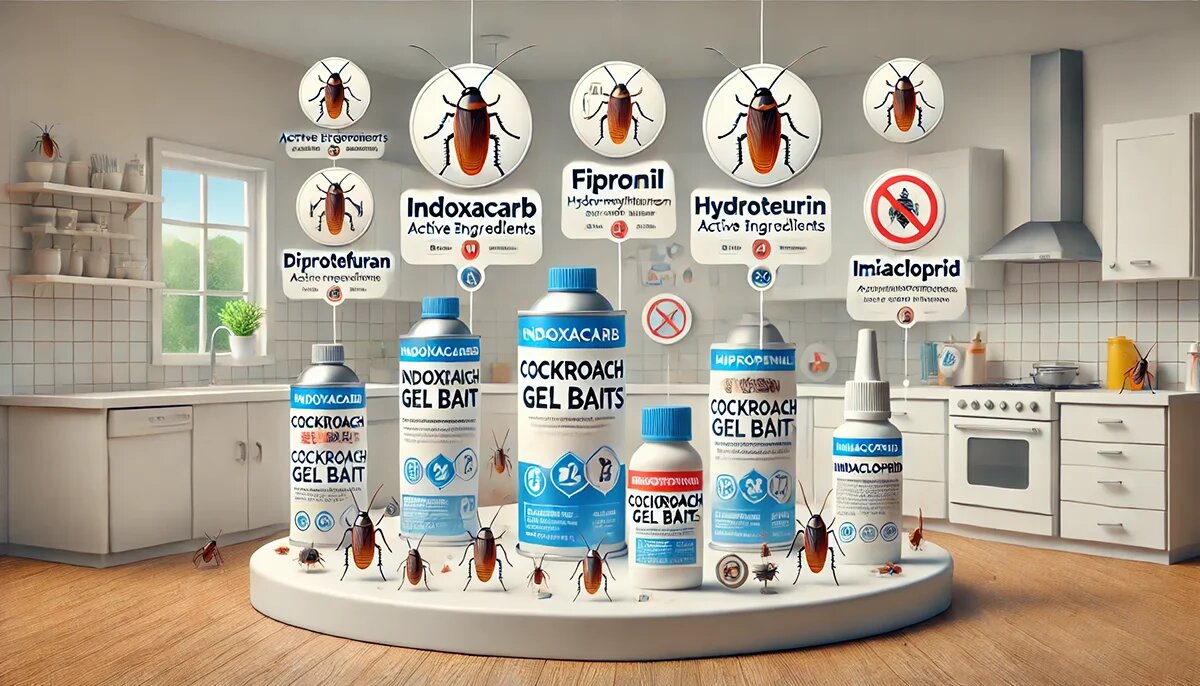 Active Ingredients in Cockroach Gel Baits