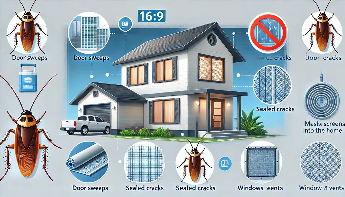 Preventing Cockroach Entry