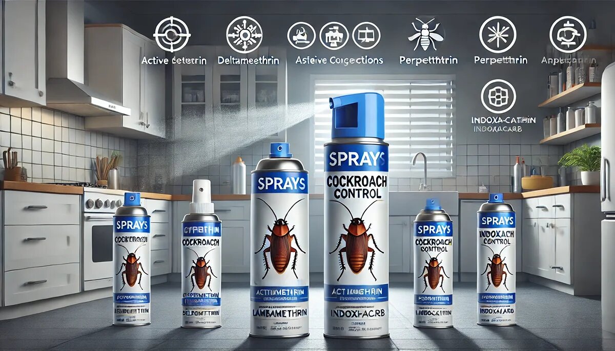 Sprays for Cockroach Control