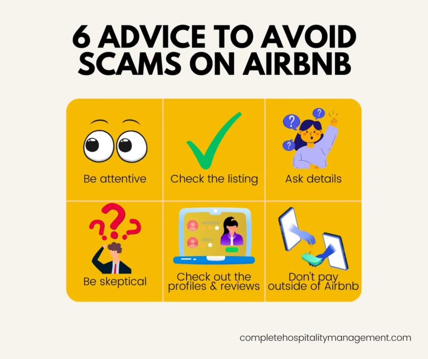 6 tips to avoid scams on Airbnb platform