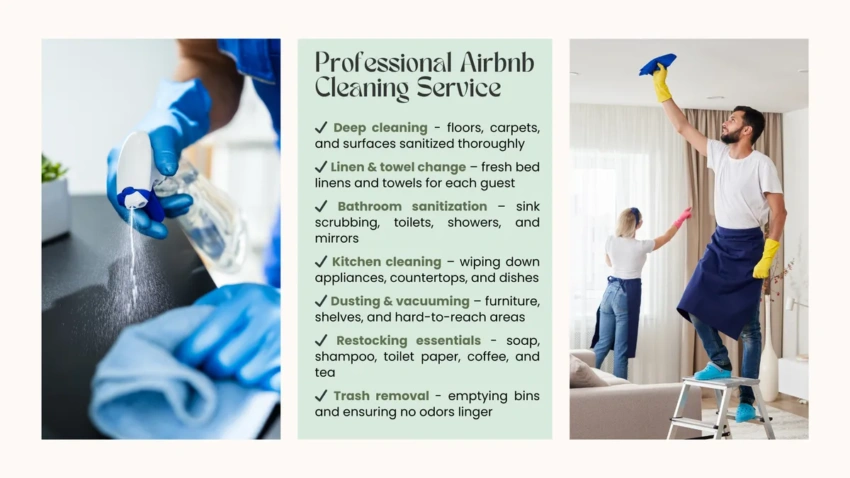 Professional Airbnb cleaning service