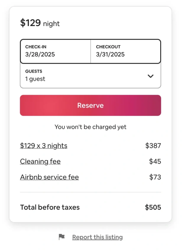 Turn on the Instant Booking option on Airbnb