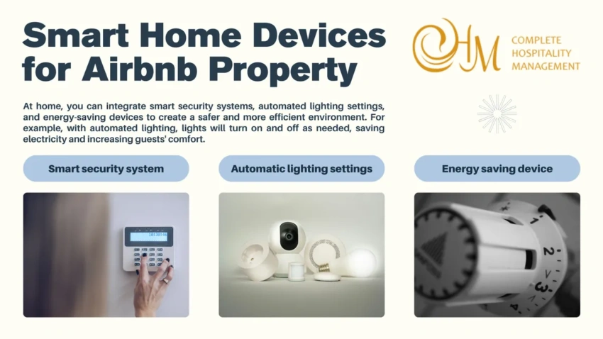 Smart home for Airbnb accommodation