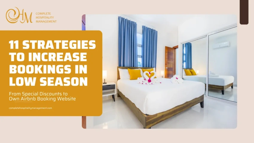 11 tips to increase Airbnb bookings in low season