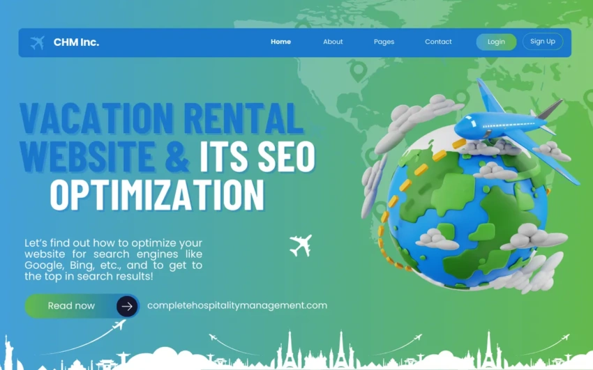 Vacation rental website SEO optimization