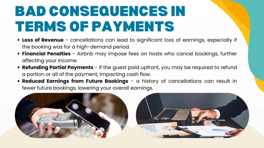 Consequences in terms of payments