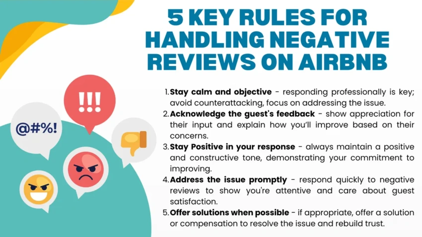 Rules to handle bad reviews 